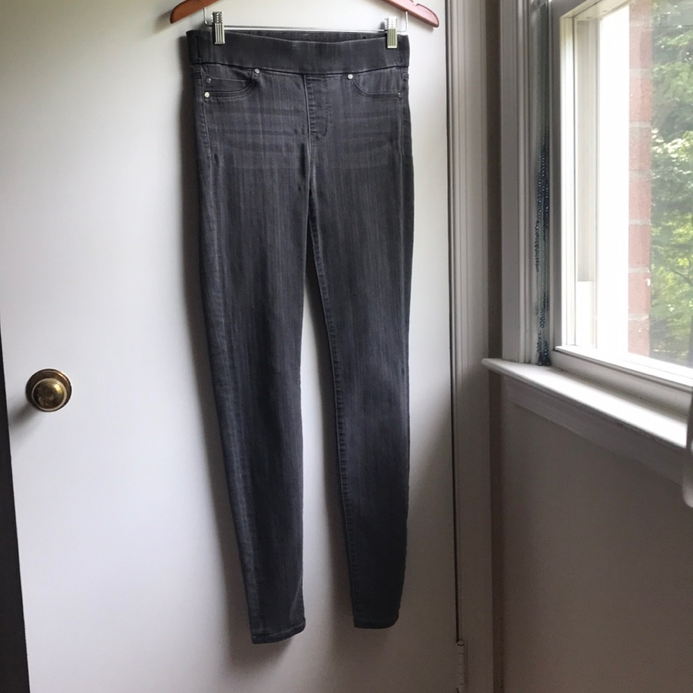 Liverpool Los Angeles The Skinny Meteorite Wash Distressed Gray size 27 / 4